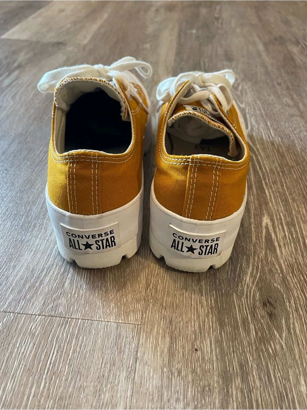 Converse Mustard Yellow Platforms!!